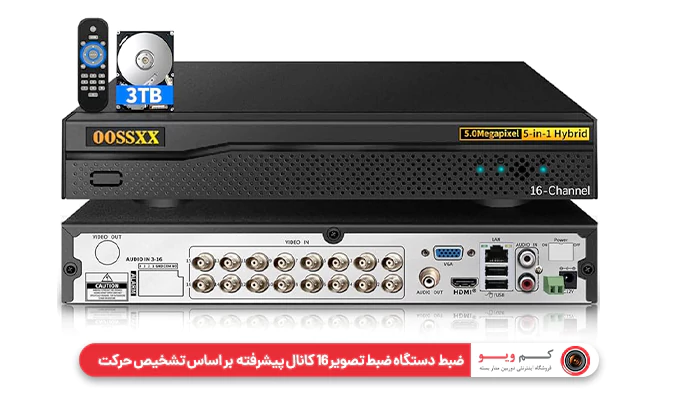 ضبط بر اساس تشخیص حرکت (Motion Detection Recording):