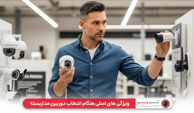 ویژگی‌ های اصلی هنگام انتخاب دوربین مداربسته